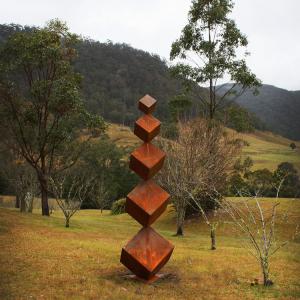 Wholesale Outdoor Corten Steel Sculpture Large Rusty Metal Statues For Gardens from china suppliers