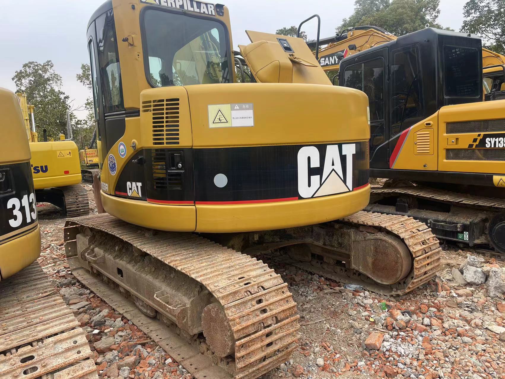 13 Ton Used Cat Excavator CAT313C High Performance 13000KG