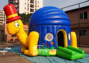 Wholesale Commercial grade kids big turtle inflatable bouncer made of 0.55mm pvc tarpaulin from china suppliers