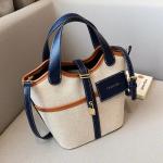All Seasons Basket Crossbody Bag Leather Luxury Handbags For Women's Shoulder