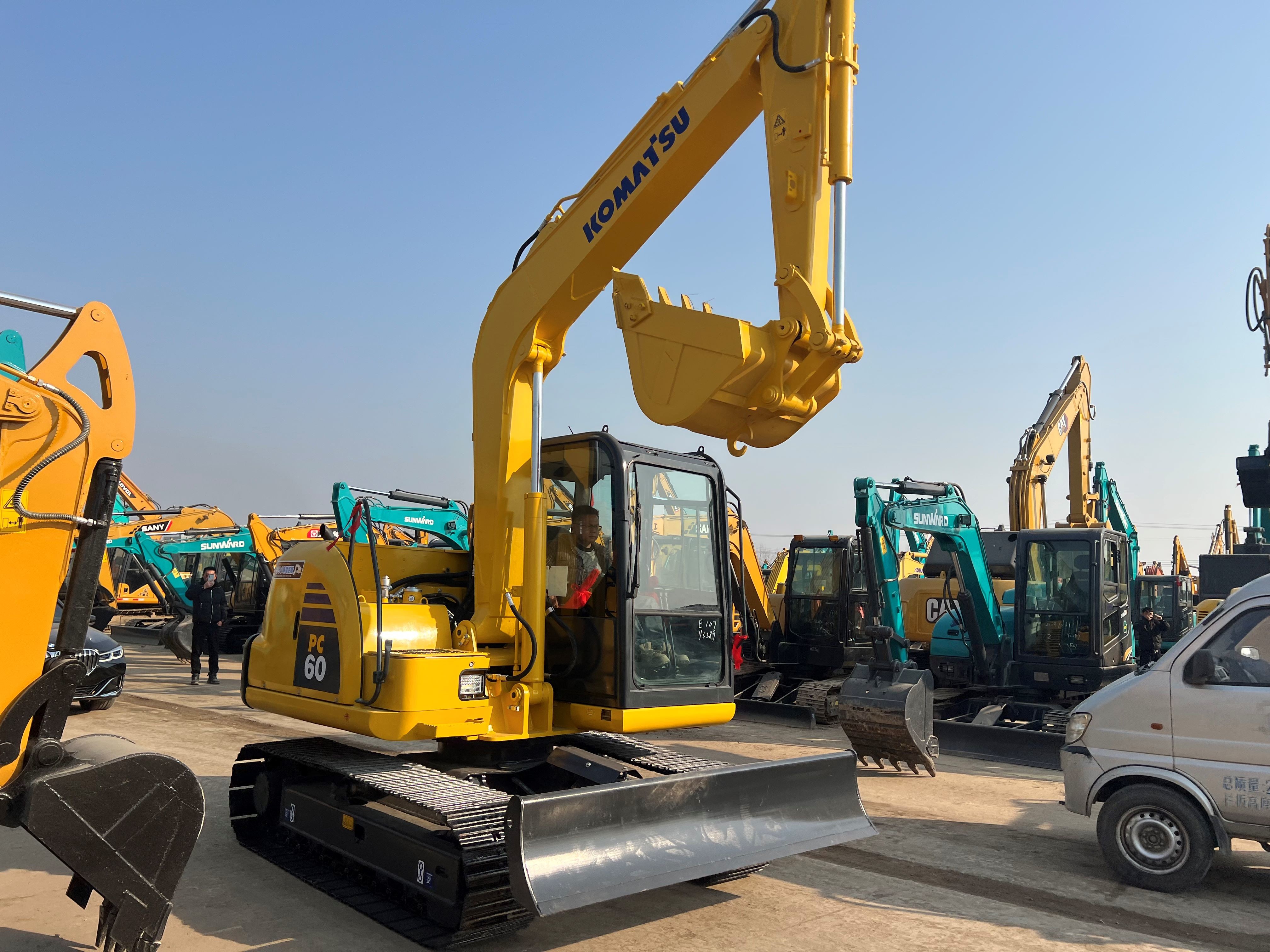 Japan mini used Komatsu excavators PC60-8 pc70 pc78 excavators hydraulic machine crawler used komatsu pc60 mini excavator