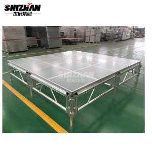 Wholesale Outdoor aluminum portable acrylic floor acrylic stage from china suppliers