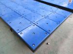 Waterways And Lock Entrances Marine HDPE Plate Fenders Impingement Baffle
