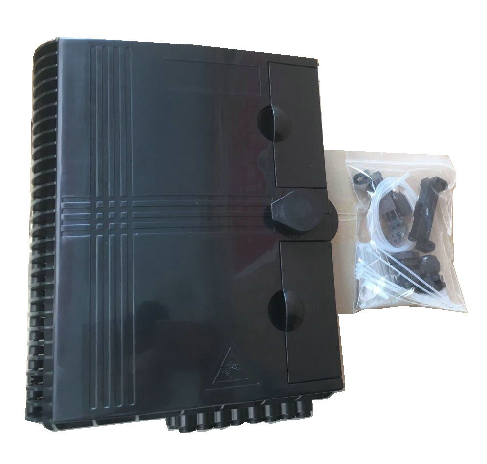 Rainfall Resistant 16FO Ftth Terminal Box 8 LC Fiber Optic Enclosures
