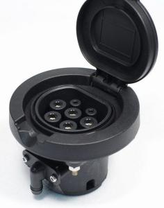 Wholesale UL94 V-0 Three Phase Female Plug Socket IEC 62196-2 For EVSE Without Cable from china suppliers