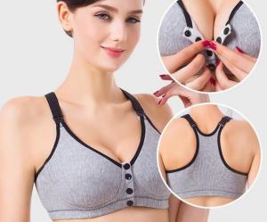 Wholesale Fashion Mix Size Womens Maternity Clothes Nursing Sports Bra Button Front from china suppliers