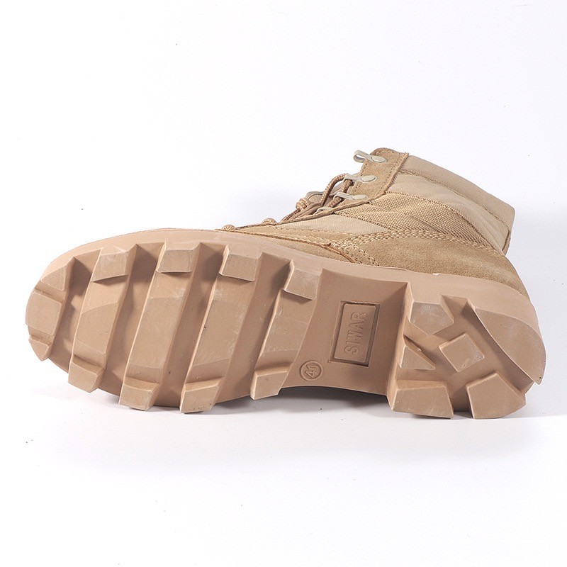 China Xinxin Men's Sport Rubber Hiking Outdoor Training Combat Climbing High Shoes 9 Inch