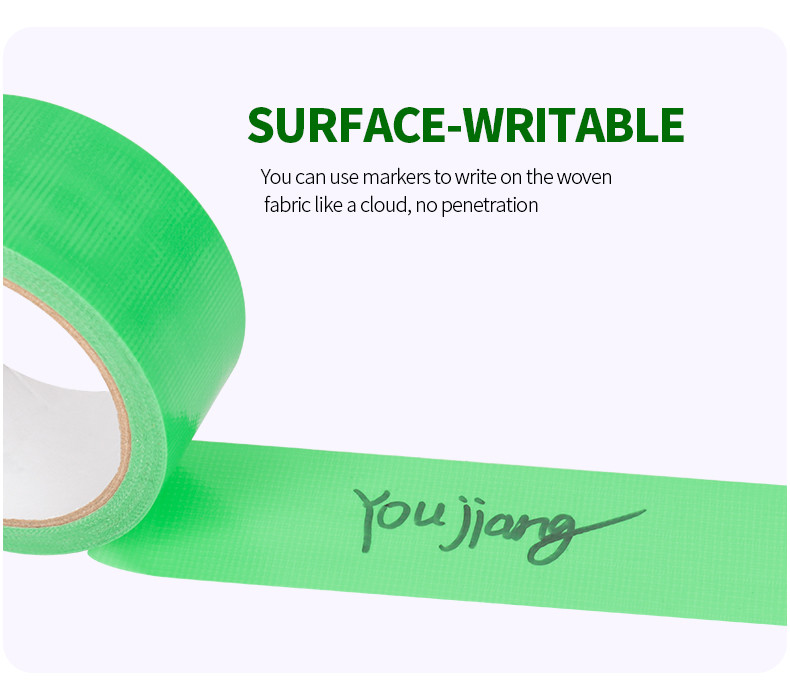 High Strength PE Cloth Masking Tape Plastic Film Stitching / Industrial Masking For Mass Customization