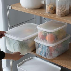 Wholesale 15.5L 9.6L 5.2L Fridge Freezer Storage Boxes Plastic Kitchen Organizer from china suppliers