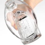 Base Material Super Flint Glass Shaped Oval 700ml Liquor Vodka Tequila Rum