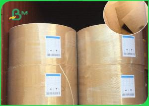 Wholesale 40GSM 50GSM Eco - Friendly Food Grade Paper Roll / Brown Kraft Paper For Street Food Market from china suppliers