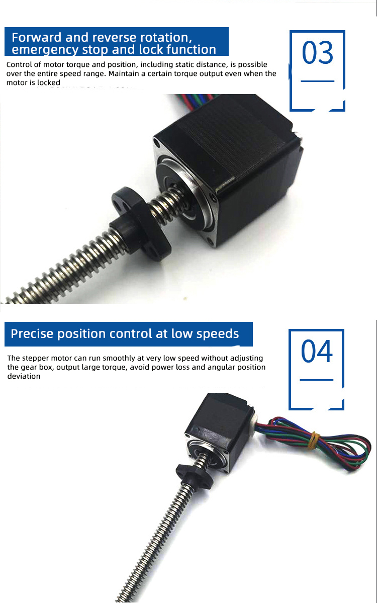 Faradyi Customized 12V 24V Micro Stepper machine sex motor Motor Screw for Textile Machinery Matching and Sewing Machine
