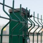 Eco Friendly Decorative 4mm Wire 3d Curved Fence Panel RAL Colors