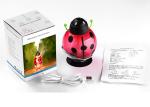 LED Beetle humidifier ultrasonic mini usb cool mist air humidifier