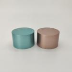 Sandblasted Treatment Double Wall Cap , PP Cosmetic Bottle Cap