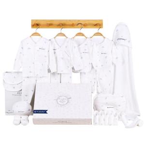 Wholesale Roupas de bebe Newborn Clothes Baby Gift 100% Cotton Solid Newborn Baby Sets crown Unisex Bodysuits newborn gift set for bab from china suppliers