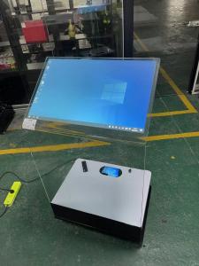 China 30inch 3300 Lumen Touch Projector Kiosk Holo Rear Projection Film on sale