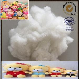 Wholesale 12D*76mm Solid Recycled Polyester Staple Fiber Good Resilience With Silicon from china suppliers