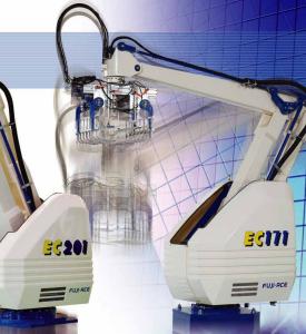 Wholesale Pail 4 Axis 4KVA Robotic Bag Palletizer Machine 1000 Bags / Hour from china suppliers