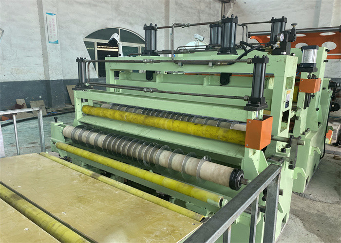 High Precision SS304 Steel Coil Slitting Line Machine 0.3-3 X 1600