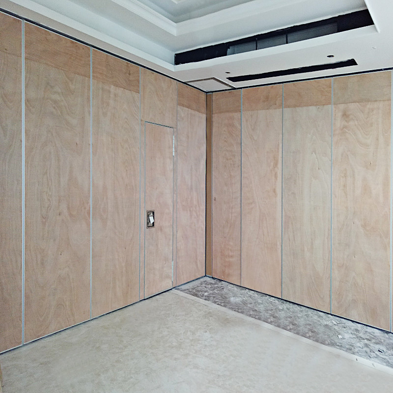 Lightweight Aluminum Wooden Movable Wall Partitions / Sliding Room Dividers