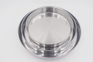 Wholesale 28.32.36cm 3pcs Bakeware nonstick pizza pan grade stainless steel cake plate from china suppliers