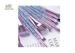 Crystal Handle 10 In1 15.5cm Facial Makeup Brushes
