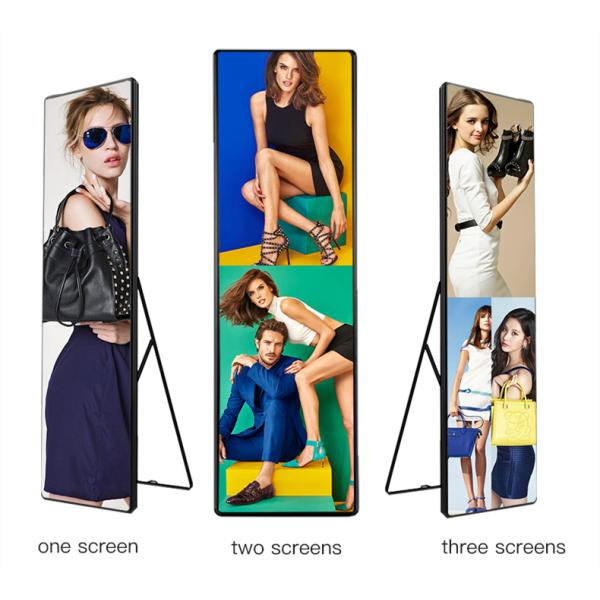 Indoor Media Player Digital Signage Poster Floor Standing Display Vertical Kiosk