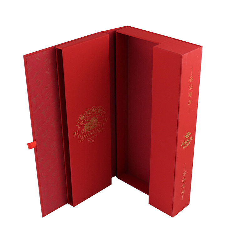 Red Paperboard Creative Packaging Box Custom Christmas Gift Boxes