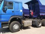 60T Tipper Semi Trailer 3 Axles Semi Flatbed Trailers Blue