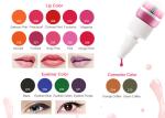 Long Lasting Permanent Makeup Pigments , Lips / Eyeliner / Eyebrow Tattoo Ink