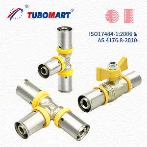 Wholesale Plumbing Pex Press Fittings 3/4 Inch For Shower Hose Gas Pipes from china suppliers