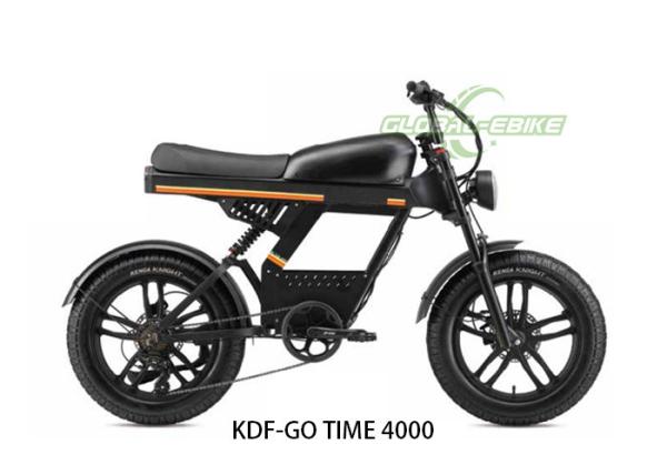 Alloy Frame Retro Style Electric Bike With Comfortable Leather Seat 70-80KM