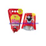 Plastic Wine Bag In Box, Food Packaging Bag, BIB Spout Pouch bag