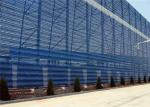 1.2mm Thickness Galvanized Steel Twin Peak Wind Resist Fence For Coking Plants