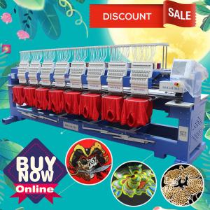 Wholesale 2020 HOT! new condition 8 head tajima type high speed embroidery sewing machine cheaper than tajima embroidery machine from china suppliers