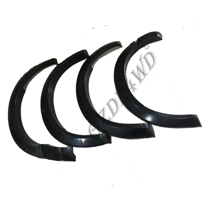 Matte Black Pickup Fender Flares For Ford Ranger 2022 T9 ABS 3M Tape