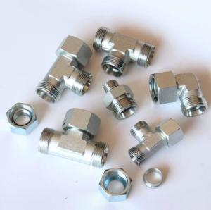 Wholesale Tee Hose Fitting Jic Bsp NPT BSPT Hydraulic Hose End Fittings for Female Connection from china suppliers