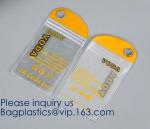 Self Sealing PVC Plastic Zip Lock Bag Thick Clear Zip lockk Earrings Jewelry Bag