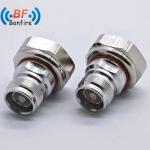 Telecommunication RF Connector 4.3-10 Male to N Male Straight Type LJQ -XXXXX