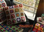 Handmade Paisley Crochet pillow cushion cover Decorative Cushion Wedding Gift