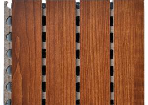 Wholesale Auditorium ECO Wooden Grooved Sound Absorbing Panels , Wood Sound Diffuser from china suppliers