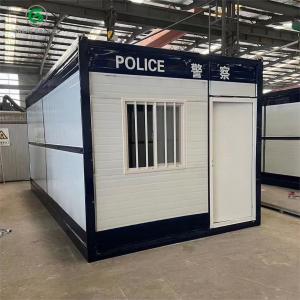Wholesale Movable Prefabricated Foldable Container House Security Guard Box Fireproof from china suppliers