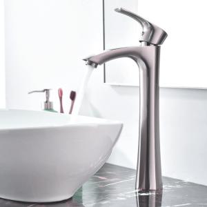 Wholesale SUS304 Stainless Steel Vessel Single Hole Single Handle Basin Mixer In SN from china suppliers