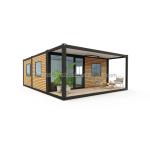 Plant Container House Movable Prefabricated House with 50/75/100mm Wave Sandwich