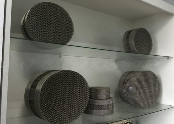 Stainless Steel Metal Mesh Corrugated Regular Packing For Chemical Distillation