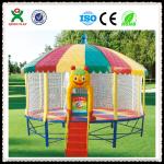 Kids Outdoor Trampoline Park Used Trampoline with Safety Net for Children QX