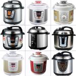 Stainless Steel 6 Qt Electric Pressure Cooker 800W Aluminum Alloy Inner Material