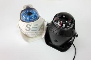 Wholesale Plastic Marine Nautical Boat Compass With LED Light White / Black Color from china suppliers