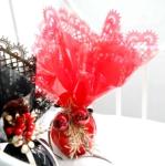 Lace glass paper waterproof floral material flower packaging paper